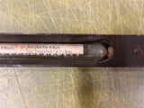 VTG Antique Early 1900s Wooden Folding Meat Thermometer W/ Wooden Storage Case