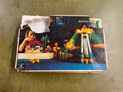 Vintage 1967 Made In USA Mattel Toys Tog'l Creative Play Building Set As Is