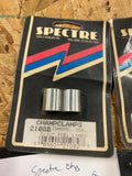 Spectre chrome fuel line clamps 5/16" fuel lines Harley Motorcycle Auto Trim 210