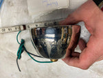 Vtg DUO Lamp TailLight Glass Stop Lens Harley Chopper Bobber Chrome Custom Ford