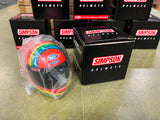 Vtg 1990s NOS Set Of 10 NASCAR Limited Edition Simpson Mini Replica Helmets