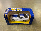 Road and Track Power Racer Maisto Dodge Viper White New Old Stock Pull Back D32