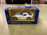 Road and Track Power Racer Maisto Dodge Viper White New Old Stock Pull Back D32