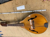 Vtg A-style mandolin String Instrument F-holes spruce maple back Custom built