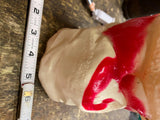 Vtg Union 13" Santa Claus blow mold Hard plastic Christmas Decor 60's Light up!