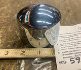 50's Boy Mini Speedometer Cup cover Harley Chopper Guage TAch chrome billet!