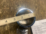 50's Boy Mini Speedometer Cup cover Harley Chopper Guage TAch chrome billet!