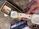 Vtg GTE Linear Desk Phone Telephone Touch Call Retro Push button Orig Box!