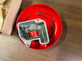Vintage NOS Safe House Red Bell Model 49-498B School Buglar Fire Fighter Alarm