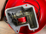 Vintage NOS Safe House Red Bell Model 49-498B School Buglar Fire Fighter Alarm