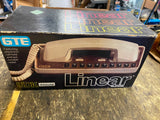 Vtg GTE Linear Desk Phone Telephone Touch Call Retro Push button Orig Box!