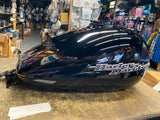 New T/o Vivid Black Gas Fuel Tank Harley Touring FLH Street Road Glide 2008^