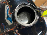 New T/o Vivid Black Gas Fuel Tank Harley Touring FLH Street Road Glide 2008^