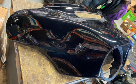 OEM Vivid Black Outer Fairing Harley Touring Ultra Street Glide Classic 14^ Nice