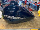 New T/o Vivid Black Gas Fuel Tank Harley Touring FLH Street Road Glide 2008^