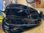 New T/o Vivid Black Gas Fuel Tank Harley Touring FLH Street Road Glide 2008^