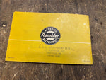 1961 AMC American Motors Rambler Accessories Sales Brochure Booklet Catalog