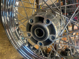 OEM Rear Spoke Wheel Harley FLH Bagger 3.00x16 25mm chrome Factory Stock Nice!