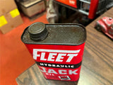 Vintage Made in USA Rare NAPA Fleet Hydraulic Jack Oil Pint Can Half Full