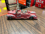 Vintage 1950s Hubley Kiddie Toy Fire Truck No 463 LANG PA. 7” Die Cast Metal