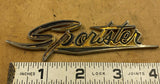 VTG OEM HARLEY Script Logo Emblem Badge Decal AMF FX IRONHEAD SPORTSTER XLH XLCH