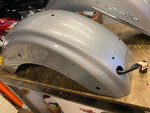 OEM Rear Fender Brilliant Silver 2014 Road King FLHR W trim Harley Nice!