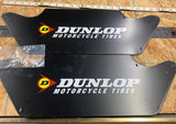 Vtg Dunlop Motorcycle Harley Tire Stand Dealer Display Sign Gas Oil Advertising