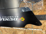 Vtg Dunlop Motorcycle Harley Tire Stand Dealer Display Sign Gas Oil Advertising