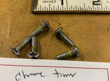 OEM Harley Chrome Cam Timer Cover Screws Twin Cam Softail Dyna Touring Glide 99-