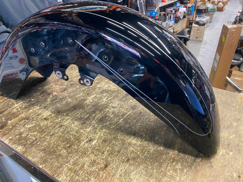 OEM Vivd Black silver Pin Front Fender Harley Street Road Glide Special FLHXS FL
