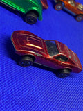 1968 Hot Wheels Redline Custom Corvette red Sweet Sixteen Clear window Collectib