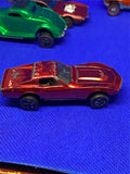 1968 Hot Wheels Redline Custom Corvette red Sweet Sixteen Clear window Collectib