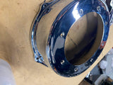 Chrome Tin Primary Cover Harley Knucklehead Panhead UL Hydra Duo Glide Nice!