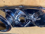 Chrome Tin Primary Cover Harley Knucklehead Panhead UL Hydra Duo Glide Nice!