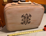 Victiorian Style Handbag Suitcase Makeup Doll Box Bag Chalk Display Decor damask