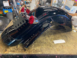 OEM Vivid Black Rear Fender Assy Harley STreet Road Glide New T/o Lights Wiring