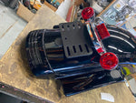 OEM Vivid Black Rear Fender Assy Harley STreet Road Glide New T/o Lights Wiring