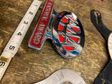 AAA National Award License Plate Tag Topper 50's Vtg Auto Truck Hot Rod Muscle c