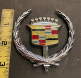 Vtg NOS OEM Hood ornament Emblem Cadillac 1971-1978 GM Crest