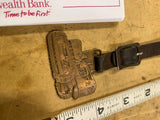 Vtg Allis-Chalmers tractor watch fob Highway Equipment Co Pgh dubois Advertising