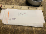 Vtg Starrett Dial indicator Guage  .0001-.025 mm range Machinist tools USA!