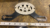 AAA New Castle Pa License Plate Tag Topper 50's Vtg Auto Truck Hot Rod Muscle ca