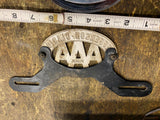 AAA New Castle Pa License Plate Tag Topper 50's Vtg Auto Truck Hot Rod Muscle ca