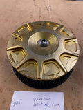 Powerjames Air Cleaner Cover Anodized Harley Screamin eagle custom Touring Dyna