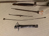 Vtg 50's Medical Doctor tools Instruments Tubex Surgical Syringe Director Lot!