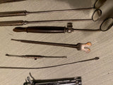 Vtg 50's Medical Doctor tools Instruments Tubex Surgical Syringe Director Lot!