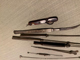 Vtg 50's Medical Doctor tools Instruments Tubex Surgical Syringe Director Lot!