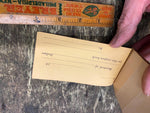 Vtg Teens Oil Gas Coupon Advertising Sign Can Service station Franklin Pa Refine