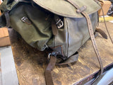 WW2 Backpack military Army Vtg 1940's Swiss German? Field Gear Orig norwegian?