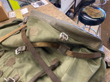 WW2 Backpack military Army Vtg 1940's Swiss German? Field Gear Orig norwegian?